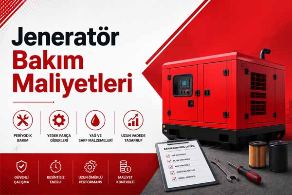 Jeneratör Bakım Maliyetleri
