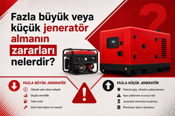 yanlis jenerator secimi