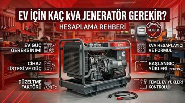 Ev İçin Kaç kVA Jeneratör Gerekir