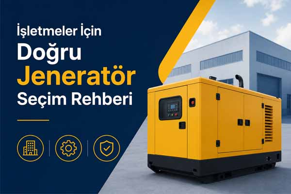 Akdeniz Güç Sistemleri Jeneratör, Ticari İşletmeler İçin Jeneratör Seçim Kriterleri